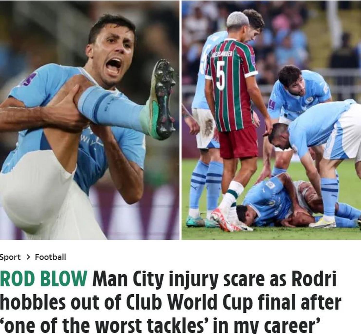 法国鏖战曼城，罗德里带队取胜